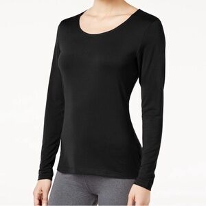 Two Base Layer Tees by 32 Degrees SZ M Women's Black Long Sleeves
